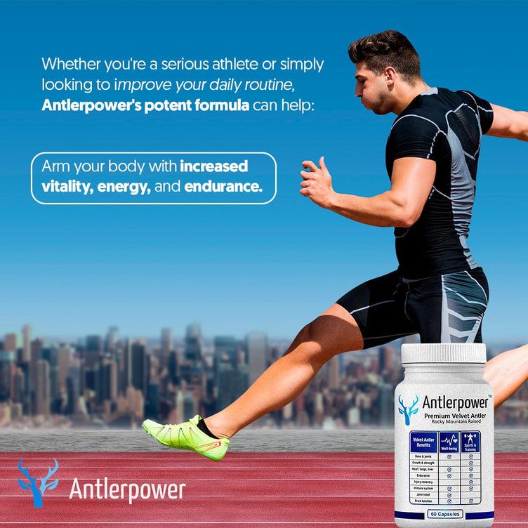 Antlerpower™ Premium Elk Velvet Antler - 16,800 mg Per Bottle.
